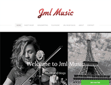 Tablet Screenshot of jmlmusic.no